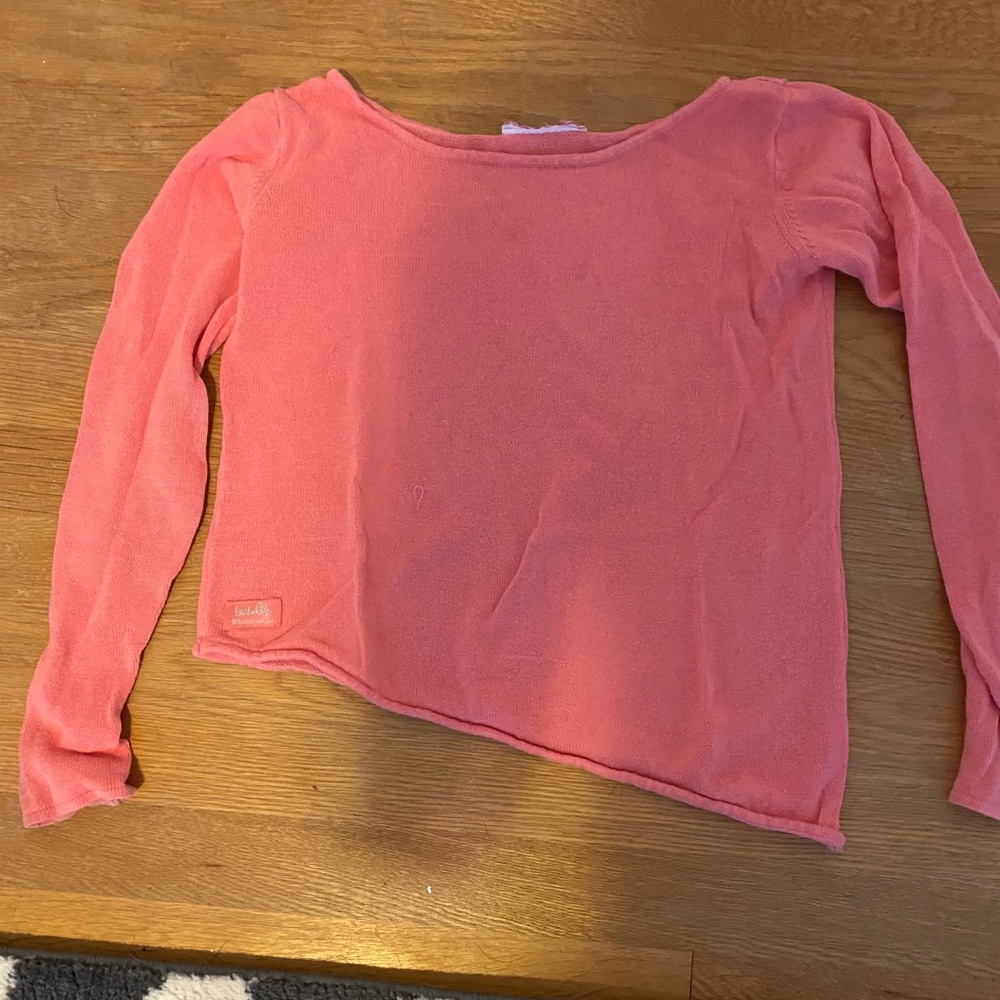 American girl doll Isabelle asymmetrical coral top